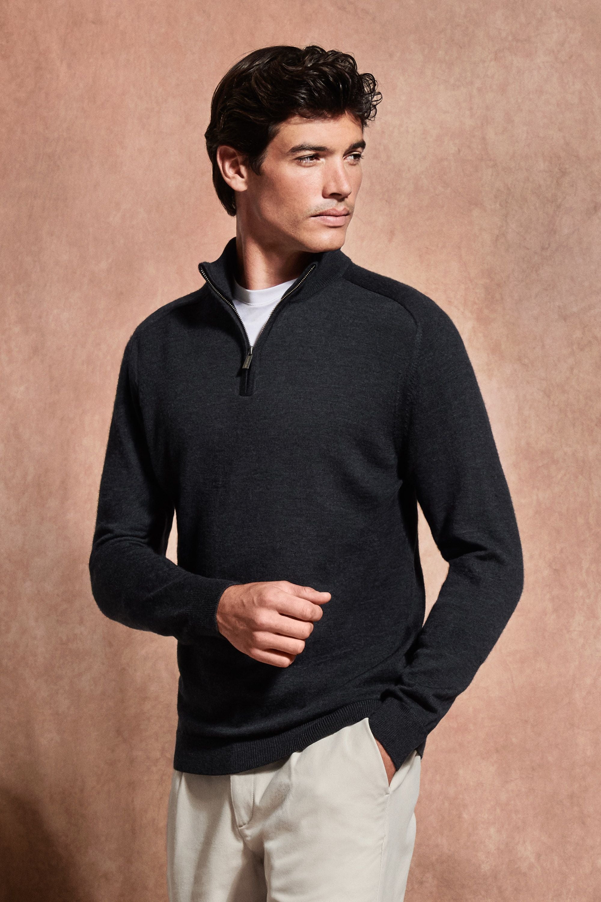 Storms * The Merino Zip Pullover