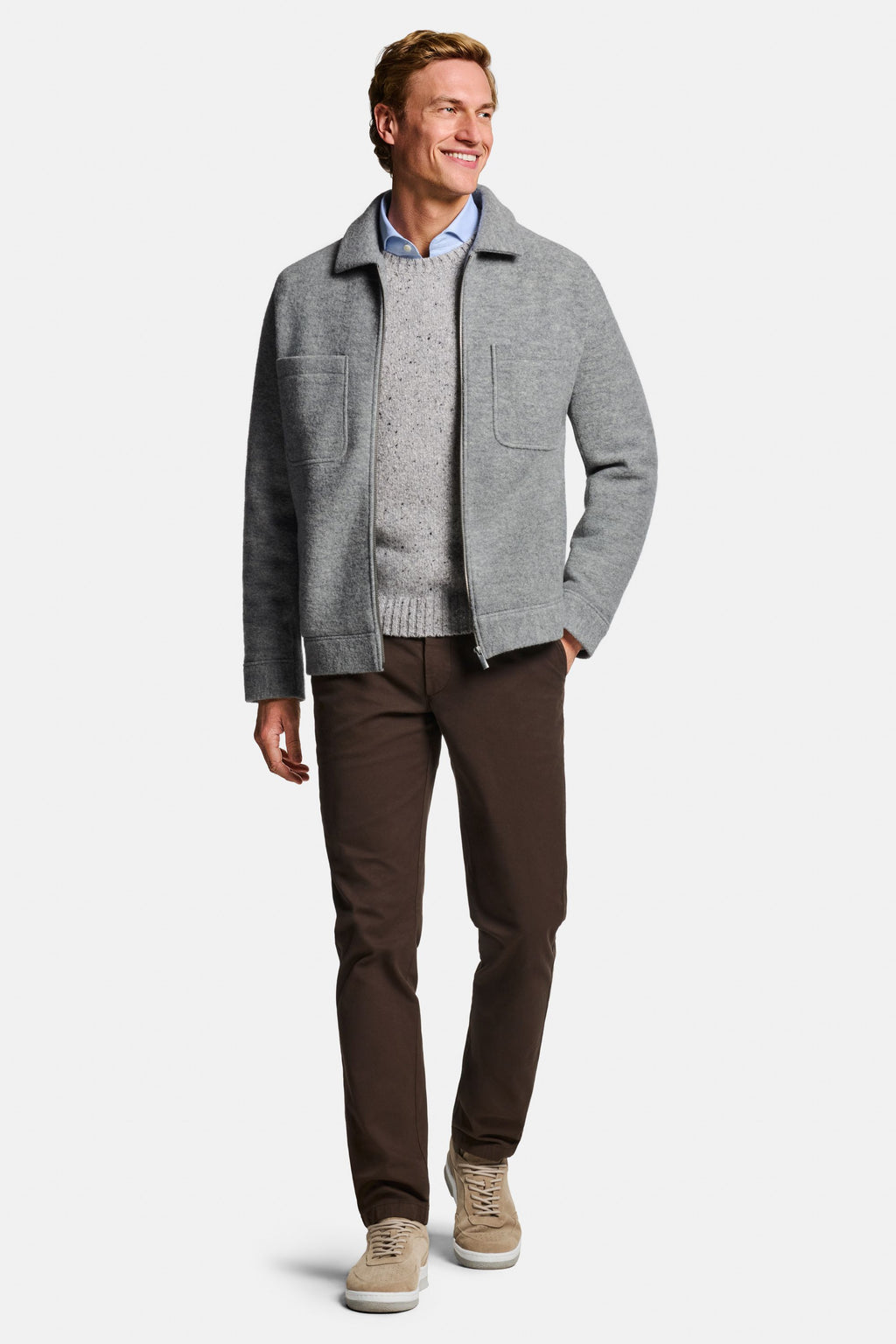 Oysters * The Wool Zip Shacket