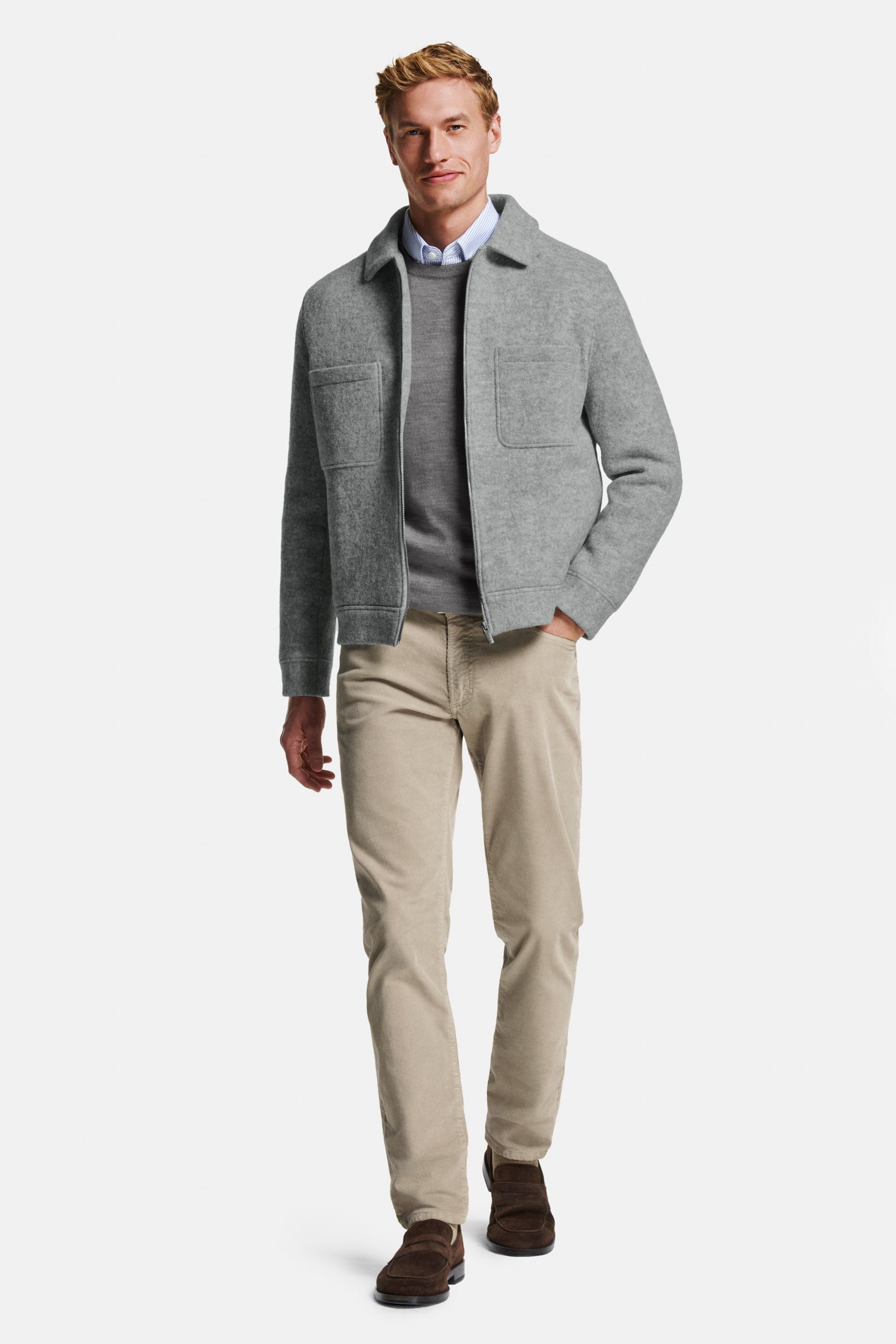 Oysters * The Wool Zip Shacket