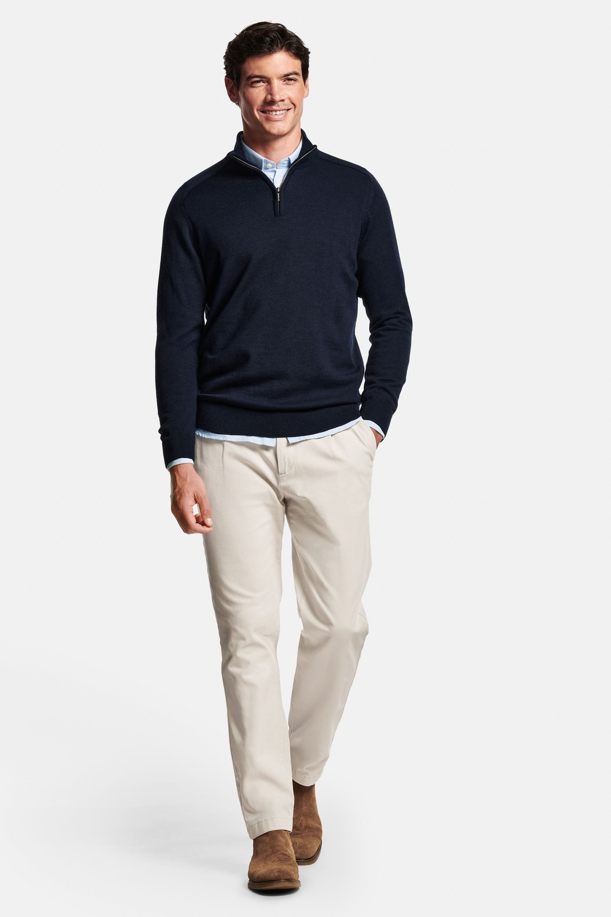 Deeps * The Merino Zip Pullover