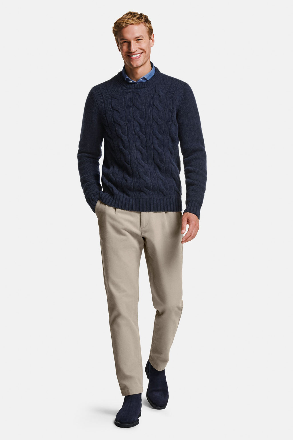 Deeps * The Cable Knit Pullover